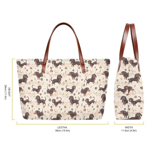 Image of Top Handle Purse for Women, Large Tote Handbag With PU Wallet Set, Gift for Mom