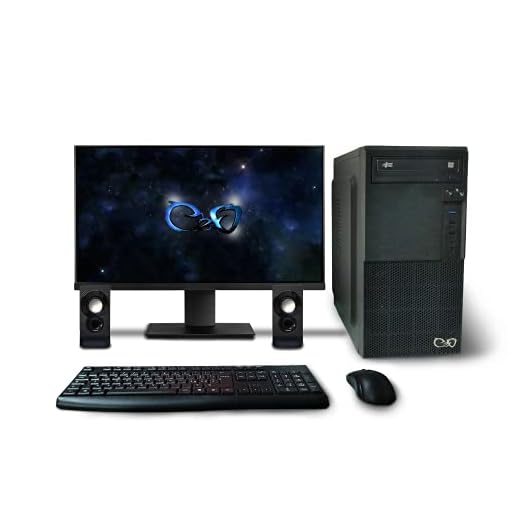 CeO-Tech Delta V1 Ordinateur de Bureau Complet - CPU AMD 3000G 3.50GHz 4Mo | RAM 8Go DDR4 | HDD 1000Go | Radeon Vega 3 | Graveur CD/DVD| WI-FI | Moniteur HD 4K | Win 10 Pro