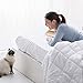 LUX Décor Queen Comforter – 88x88 Ultra-Soft Down Alternative Duvet Insert with Corner Tabs & Box Stitching, Hotel Quality Plush Microfiber Bedding, Oeko-TEX Certified - White