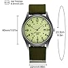 Fashion Men's Watches Luminous in The Dark Watch Army Casual Dial Calendar Sport Quartz Watch #1