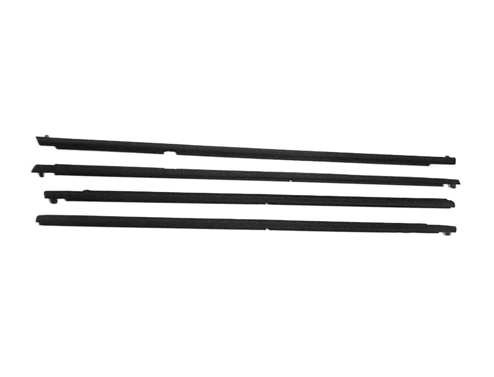 Frtrgvuvxp One Color Automotive Weather Stripping 4Pcs Window Weatherstrip For Mazda 3 2004-2009 Outer Window Glass Sealing Belts Trim Strips For Front Rear Windows Waterproof