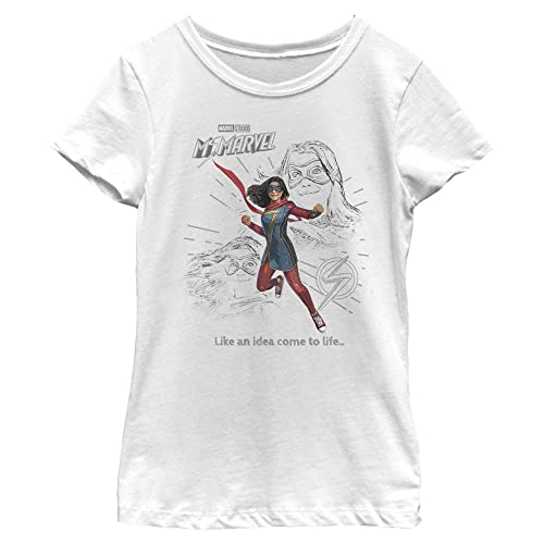 Marvel Ms Living Idea Girls Short Sleeve Tee Shirt