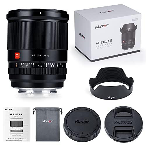 Viltrox 13Mm F1.4 F/1.4 E Mount Lens, Super Wide Angle Aps-C Prime Lens For Sony E Mount Mirrorless Cameras Zv-E10 A600 A6600 A6100 A6000 A7 #TOP7