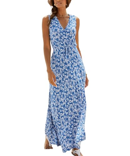 knee length dresses for ladies Lascana for Venus Tropical Cold Shoulder Maxi Dress, Women's Small