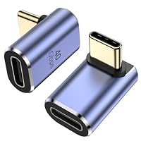 MOGOOD – MOGOOD USB C 90 Grad Adapter 40Gbps, C Stecker zu C Buchse U