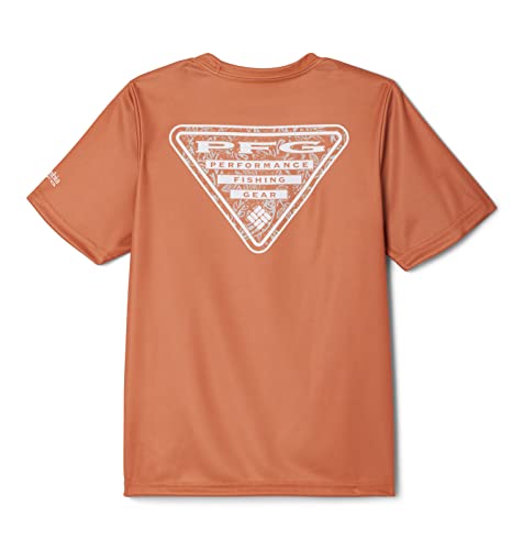 Image of Columbia Kids' Collegiate Terminal Tackle Short Sleeve Shirt