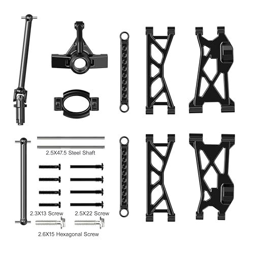 Womaqu 1/14 RC Car Accessories consumable Parts Bag for 14322 14331