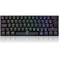 Redragon Kumara K552 Qwerty Redragon - Dragonborn Teclado Mecánico Gaming Switch Marrón RGB Negro - Layout España…