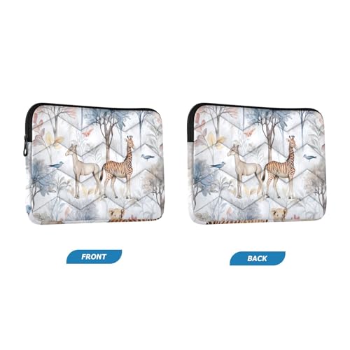 Funda para portátil 13-14 pulgadas impermeable con diseño de animales miniatura 2