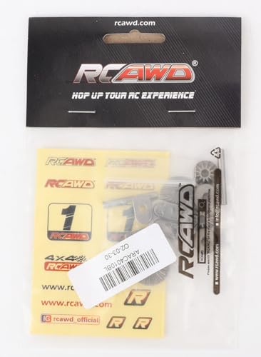 RCAWD RC Diff Gear Set Upgrades for ARRMA 6S, 1/7 Felony Fireteam Infraction Limitless Mojave 6S, 1/8 Kraton Notorious Outcast Talion Typhon 6S Upgrades Parts (Black)#AR310436#ARAC4010