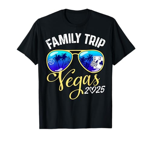 Family Vacay Squad Trip Vegas Family Vacation Las Vegas 2025 T-Shirt