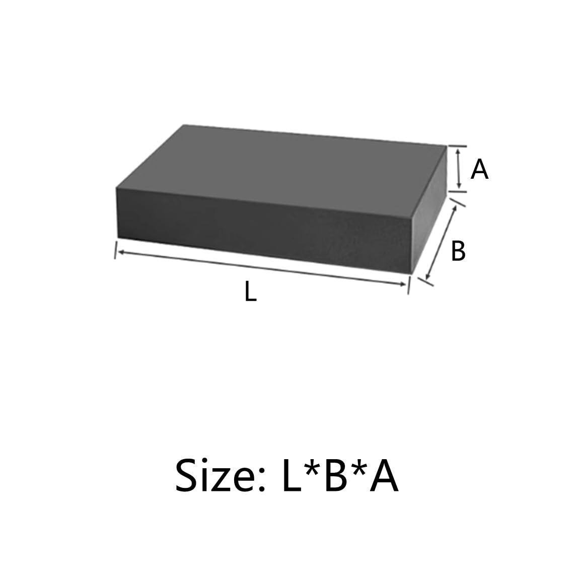 1pc de longitud 200mm, ancho 100mm almohadillas rectangulares de goma suave que absorben los golpes, altura 70mm resistente al agua resistente al desgaste sello de junta de amortiguación de goma plana