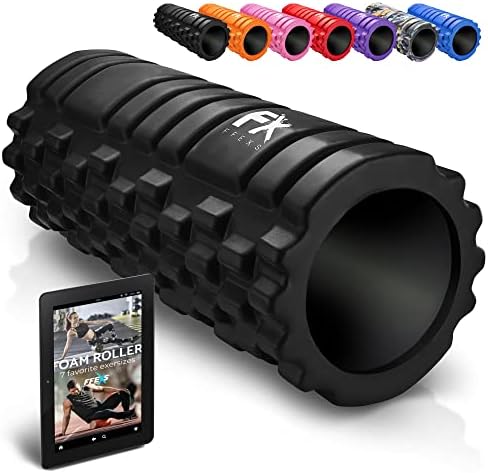 FX FFEXS Foam Roller for Deep Tissue Muscle Massage Trigger Point Muscles Therapy