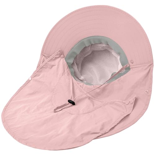 Image of Sun Hat for Men Women with Neck Flap,UPF 50+ UV Protection Fishing Hat