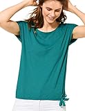 cecil jeans gestreift CECIL Damen T-Shirt Cecil Damen 314973 T-Shirt, vital Emerald Green, X-Large