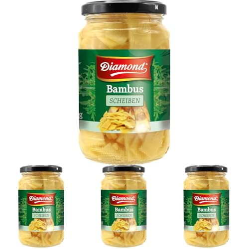 Diamond Brotes De Bambú, Rodajas 330 g (Paquete de 4)