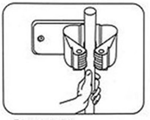 SET 4 MORSETTI MORSETTO STRETTOIO PINZA A MOLLA IN PLASTICA 3 Lunghezza 95 Mm - 3
