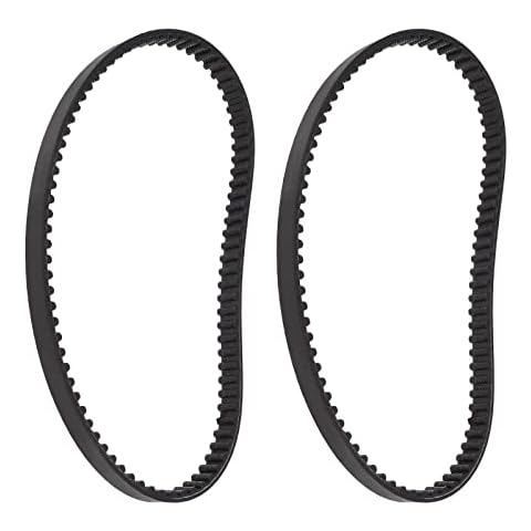2 Stück Antriebsriemen für Elektroroller HTD425-5M-9 mm Keilriemen Zahnriemen Synchron aus Gummi geschlossen 85 Zähne 425 mm Umfang schwarz Cover