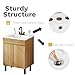 YITAHOME 24 Inch Bathroom Vanity Natural Brown