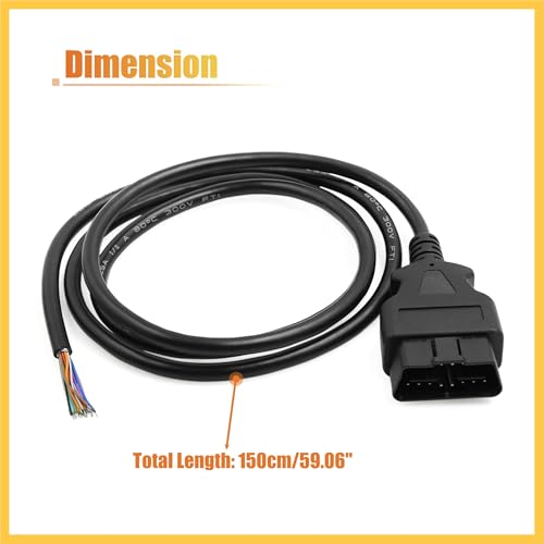 Escáner OBD2 conector de 16 pines macho para solucionar fallos de lectura de diagnosis 3