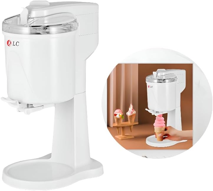 DLC Ice Cream Maker 1.5L 18W DLC-35151 - White, Automatic, Fast Freezing, Easy to Use