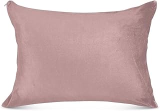 ODAWA Rosy Brown King Size Pillowcase Easy Care Soft Breathable Zipper Pillow Covers Valentines Day Gifts for Women Men (Pillows are not Included)