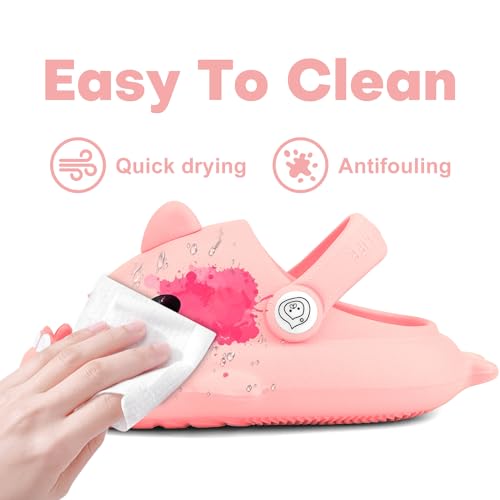 Image of Kids Shark Cloud Slides | Boys Girls Slip On Sandals | Toddler Beach Slippers | Youth Fish Flip Flops Pool Shower Shoes