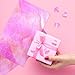 Mobiusea Creation Pink Heart Stickers | 0.6 inch | 1080pcs Holographic Heart Stickers | Heart Stickers Bulk | Heart Stickers for Kids Heart Shinny Stickers | Mini Heart Stickers Heart Sticker Sheets