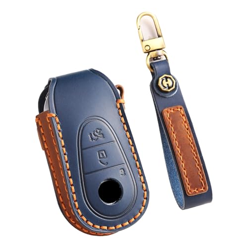 Coque de clé en cuir pour Mercedes Classe S G E étui clé luxe