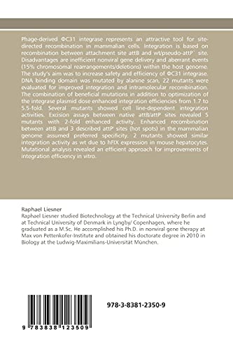 PhiC31 integrase as a promising tool in nonviral gene therapy - Image 2