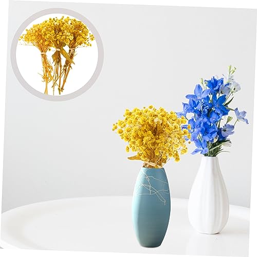 Ramo de flores secas Gypsophila Yellow 3 unidades miniatura 7
