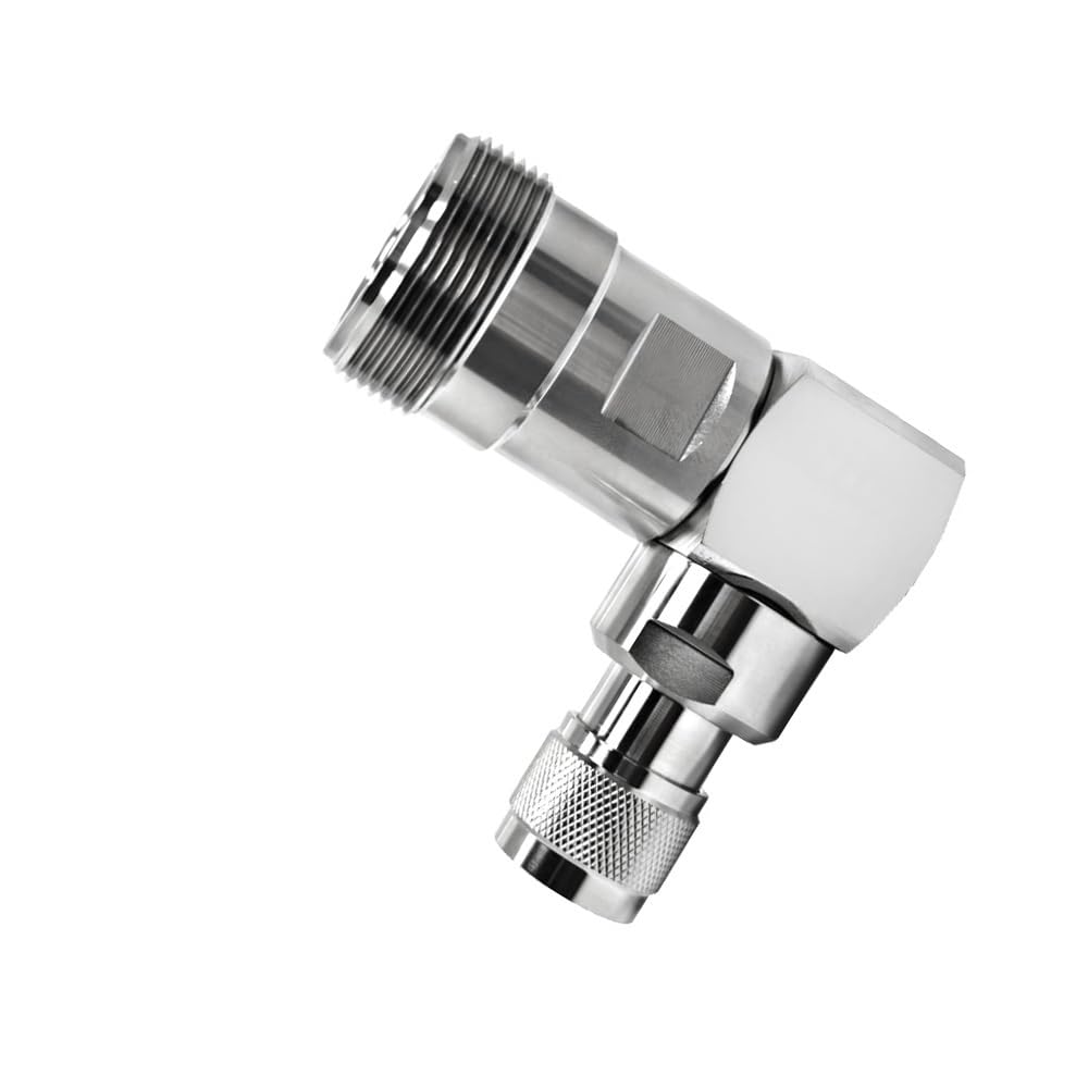 1pcs High Voltage LC Type Adapter - LC Female Right Angle to N Male Connector for Coaxial Cable, 50 Ohm, DC-6GHz