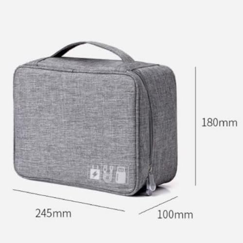 Bolsa Estojo Organizador Cabos Pendrives Fonte Pra Viagem Bolsa Portatil Multifuncional