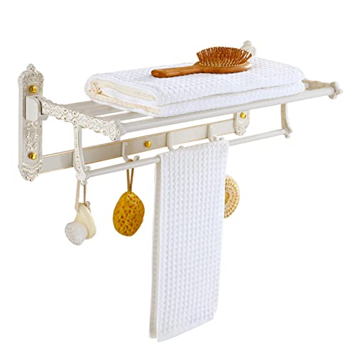 Barre de serviette en aluminium space blanc mat au design minimaliste LWX