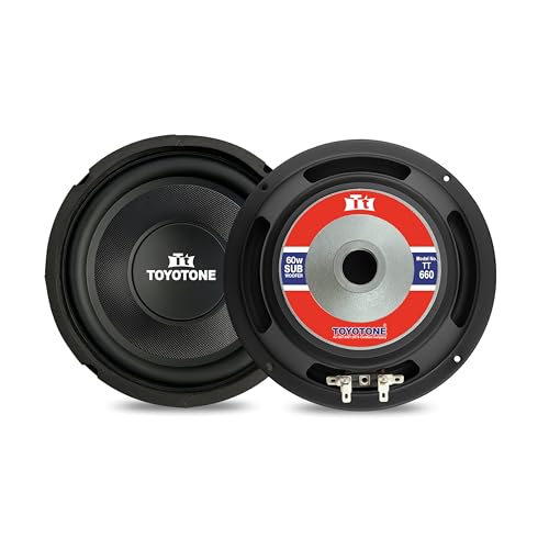 TOYOTONE inch HI-FI Subwoofer Waterproof Coated Cone