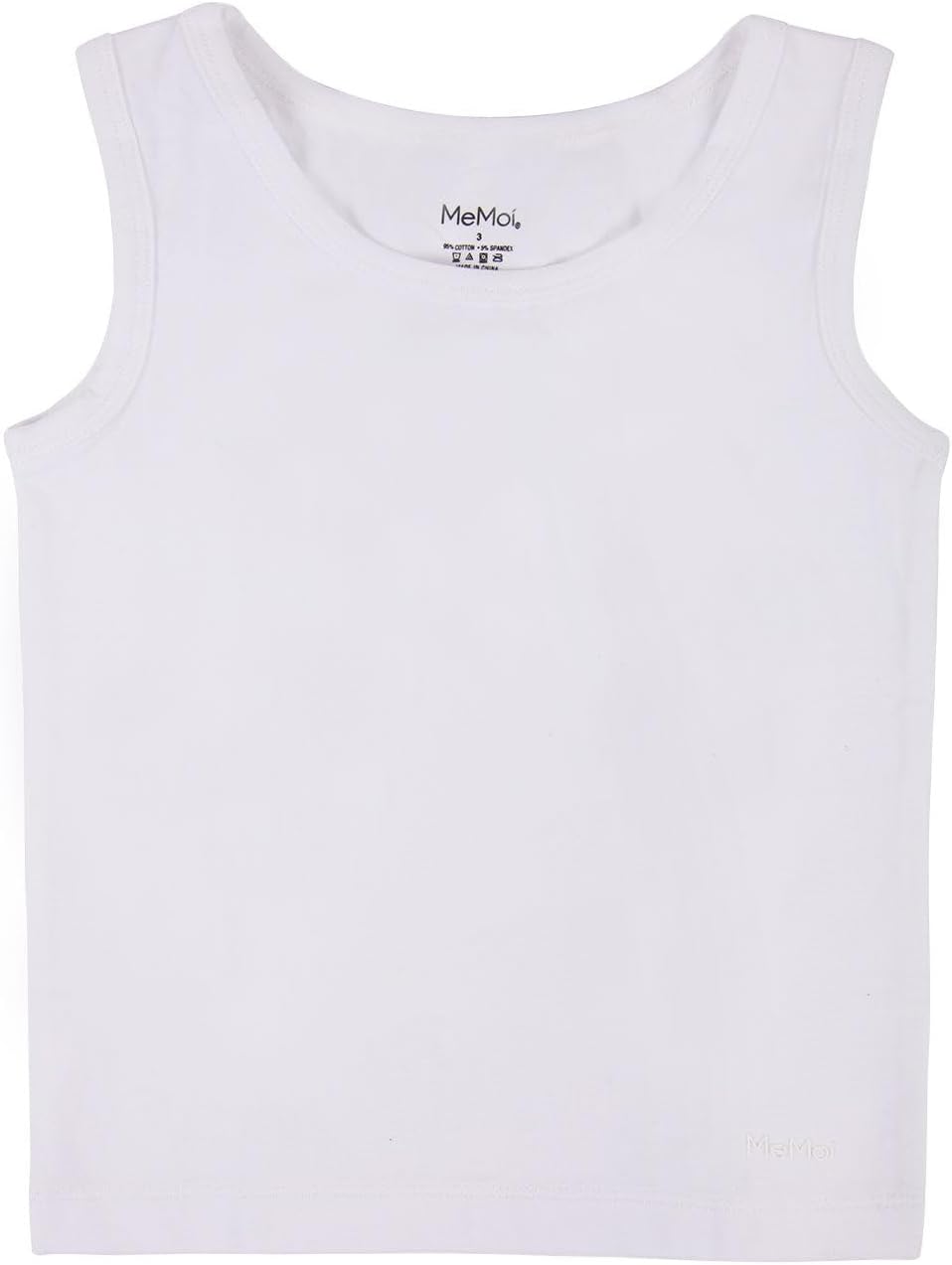 MeMoi Boy's Sleeveless Cotton Tank 3-Pack
