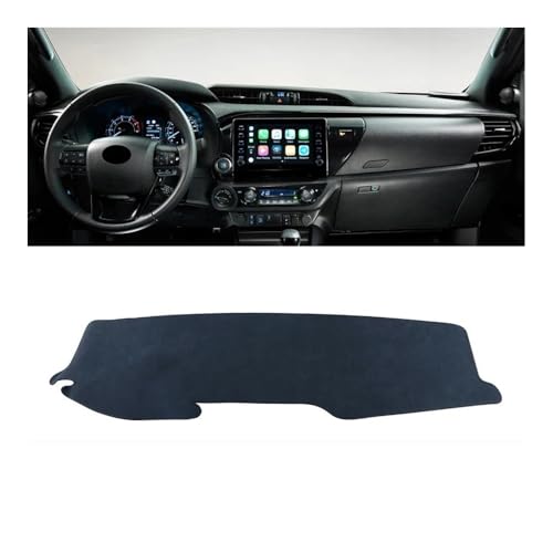 Tapis anti-dérapants de tableau de bord premium pour Toyota Vigo AN120 AN130