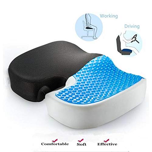 Cuscino Coccige Gel Ortopedico di Memoria Schiuma Cuscino U coccige Viaggi Massaggio del Sedile Auto Sedia da Ufficio Proteggere Seduta Sana Anti-emorroidi Cuscino posturale