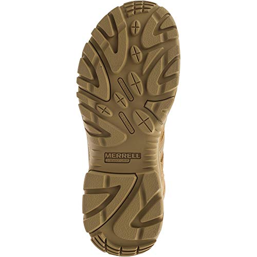 Merrell Merrell Strongfield Tactical 8" Waterproof Unisex Boots, Dark Coyote, 4.5
