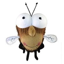 MerryMakers Fly Guy Plush Toy, 8-Inch , Brown