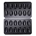 YumAssist 2 Pack Nonstick Madeleine Pan, 12-cup Heavy Duty Shell Shape Baking Cake Mold Pan.