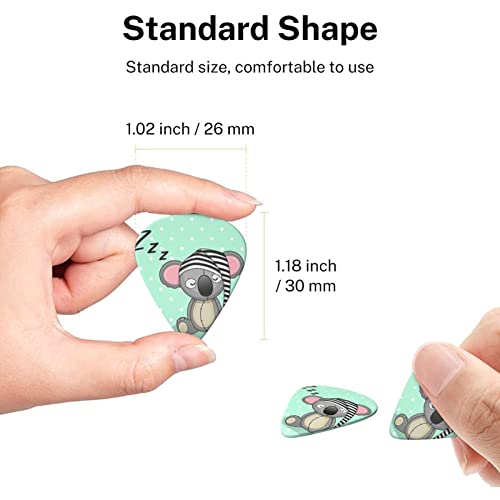 Lot de 6 médiators Koala endormi pour guitare acoustique, guitare électrique, basse, ukulélé – fins, moyens et épais. - Les Beatles, Paul McCartney, John Lennon, RIngo Starr, George Harrison Lot de 6 médiators Koala endormi pour guitare acoustique, guitare électrique, basse, ukulélé - fins, moyens et épais. – Image 8