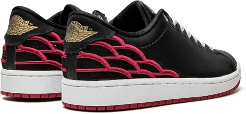 Jordan mens Air 1 Centre Court, Black/Mystic Hibiscus-white, 11.53