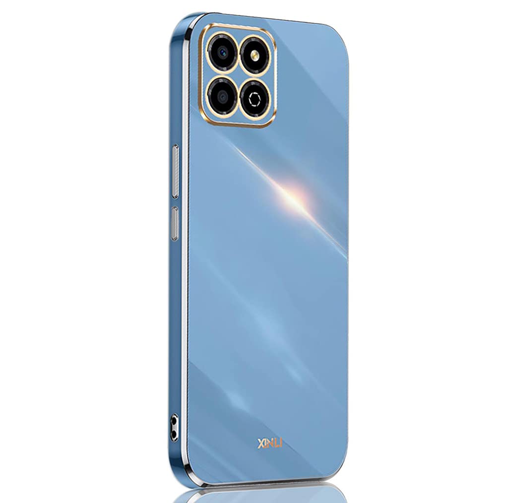 SEAHAI Cover per Honor X8a, Custodia Protettiva Ultra Sottile ed Elegante in Silicone TPU Flessibile, Glitter Modelli Colorful Cover Antiurto Case - Colore Squama