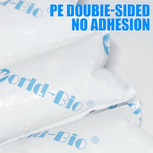 Image of Ice Pack Bulk, Flexible Cold Ice Pack Sheets for Coolers, Dry Ice for Shipping Frozen Food, Long Lasting Shipping Cold Packs, Automatic Cut, 3.5x2.2Inch, 96 Packs
