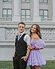 Tiered Tulle Homecoming Dresses Off Shoulder Short Prom Dresses Puffy Sleeve Formal Party Gowns Watermelon Red Size 6 #1