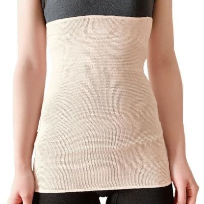 シルク100%オールシーズン腹巻き(男女兼用)(オートミール1枚)