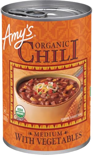 Amy's Chili with Vegetables, Medium Spice, 14.7 oz