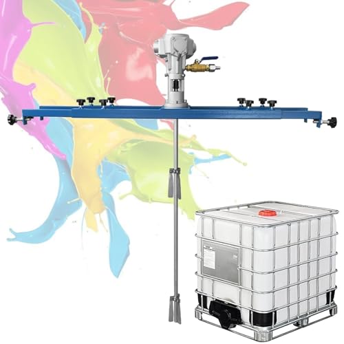 Mélangeur de réservoir pneumatique IBC avec support réglable et pale de 250mm