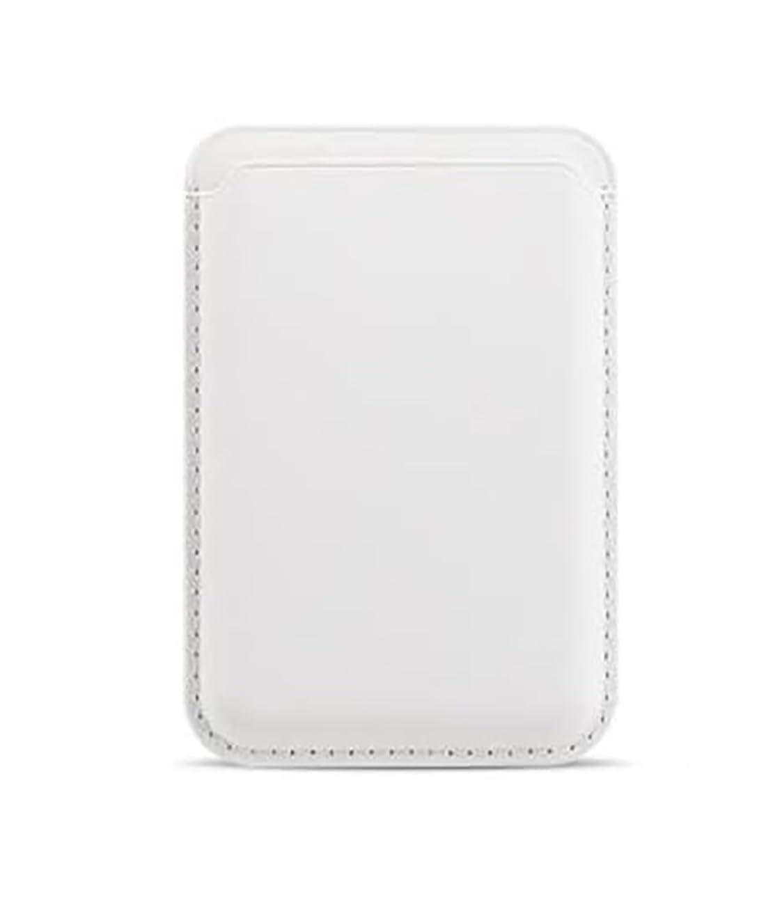 encELade MagSafe Wallet, Magnetic Phone Vegan Leather Wallet - Slim 3 Cards Holder Designed for MagSafe Compatible with iphone 15, iPhone 14, iPhone 13, iPhone 12 Series (White)